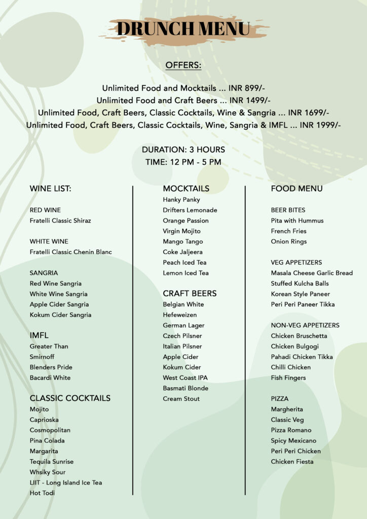 D Nagpur Menu BRUNCH March 2026 copy 2